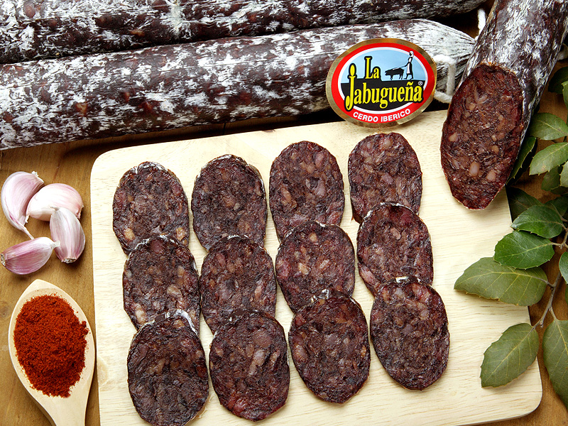 Morcilla ibérica achorizada